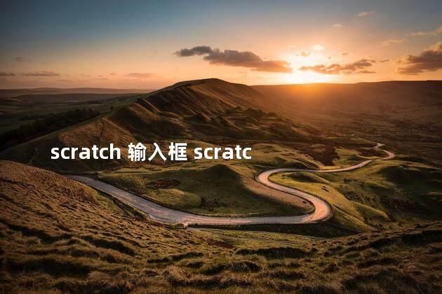 scratch 输入框 scratch可以在平板上安装吗